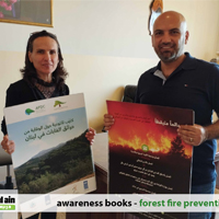 Distribution of a forest fire awareness booklet